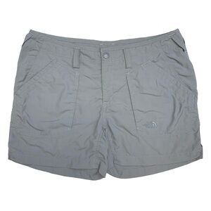 The North Face Womens Shorts Nylon Gray Athletic Sporty Hiking Athleisure Active